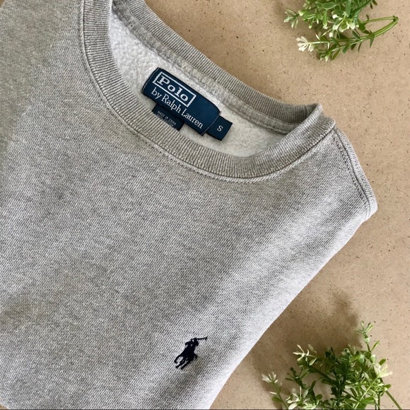 **SOLD**: GREY CREWNECK BY POLO BY RALPH LAUREN - Picture 2 of 5